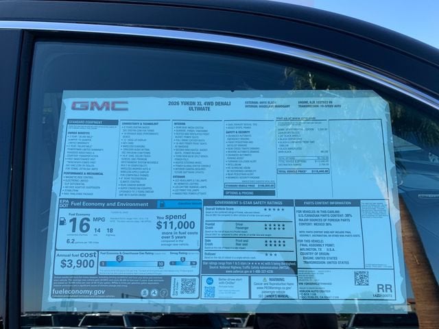 2026 GMC Yukon XL Denali Ultimate