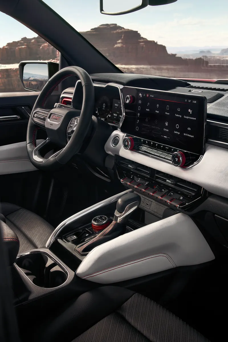 2026 GMC Canyon infotainment system at Borjon Auto Center in PASO ROBLES CA